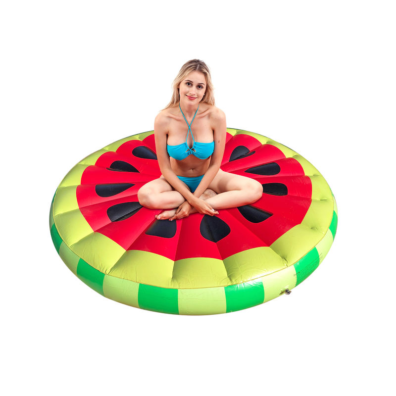 0.3mm 1.5m Melone Anello di nuoto zattera gonfiabile piscina di lusso galleggianti per adulti