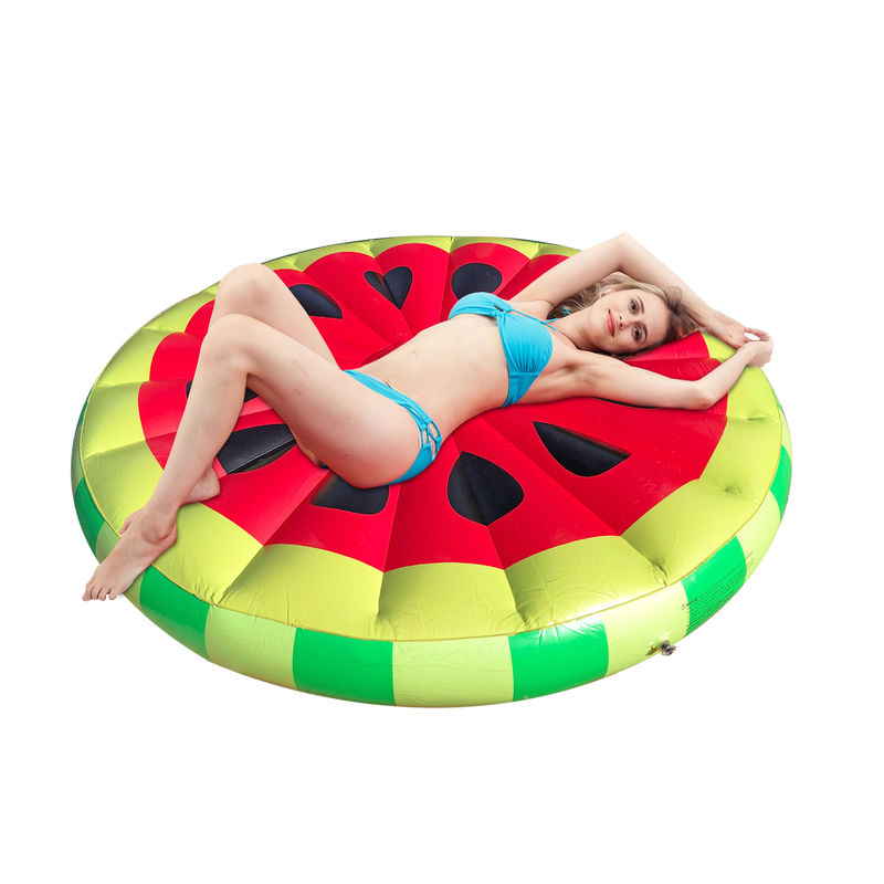 0.3mm 1.5m Melone Anello di nuoto zattera gonfiabile piscina di lusso galleggianti per adulti