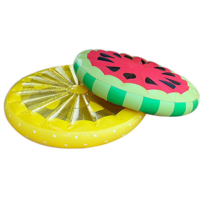 0.3mm 1.5m Melone Anello di nuoto zattera gonfiabile piscina di lusso galleggianti per adulti