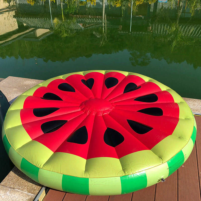 0.3mm 1.5m Melone Anello di nuoto zattera gonfiabile piscina di lusso galleggianti per adulti