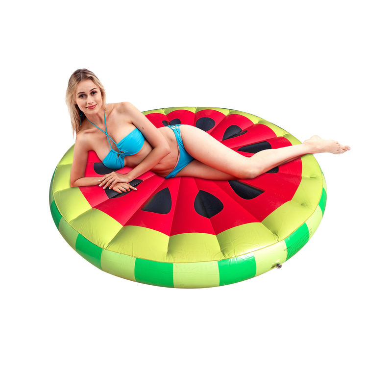 0.3mm 1.5m Melone Anello di nuoto zattera gonfiabile piscina di lusso galleggianti per adulti