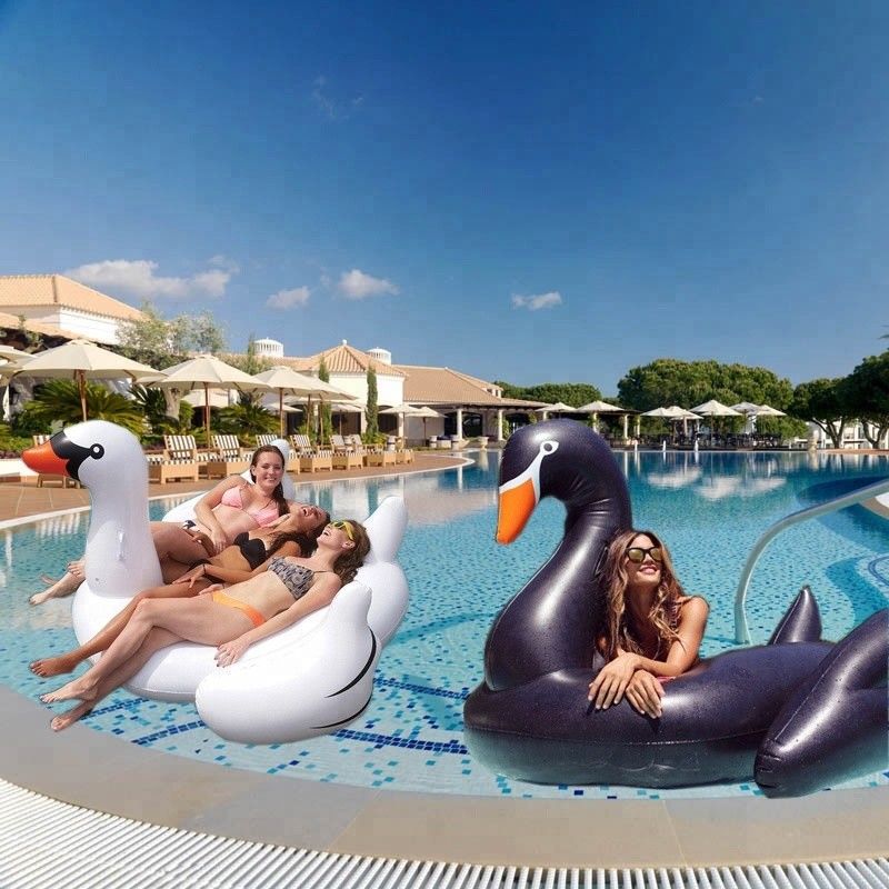 1.5kg Parco acquatico piscina per adulti galleggiante piscina grande galleggiante gonfiabile cigno galleggiante ISO9001