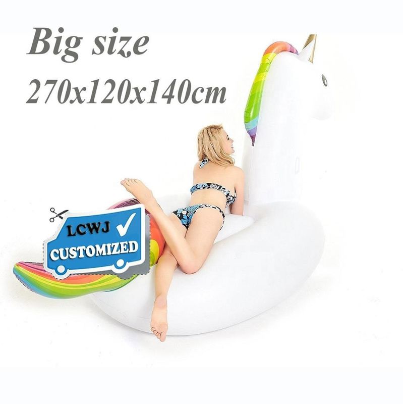 Cina Fabbrica Vendita Diretta Lago Acqua Grandi Caramelle gonfiabile Unicorn Beach galleggiante