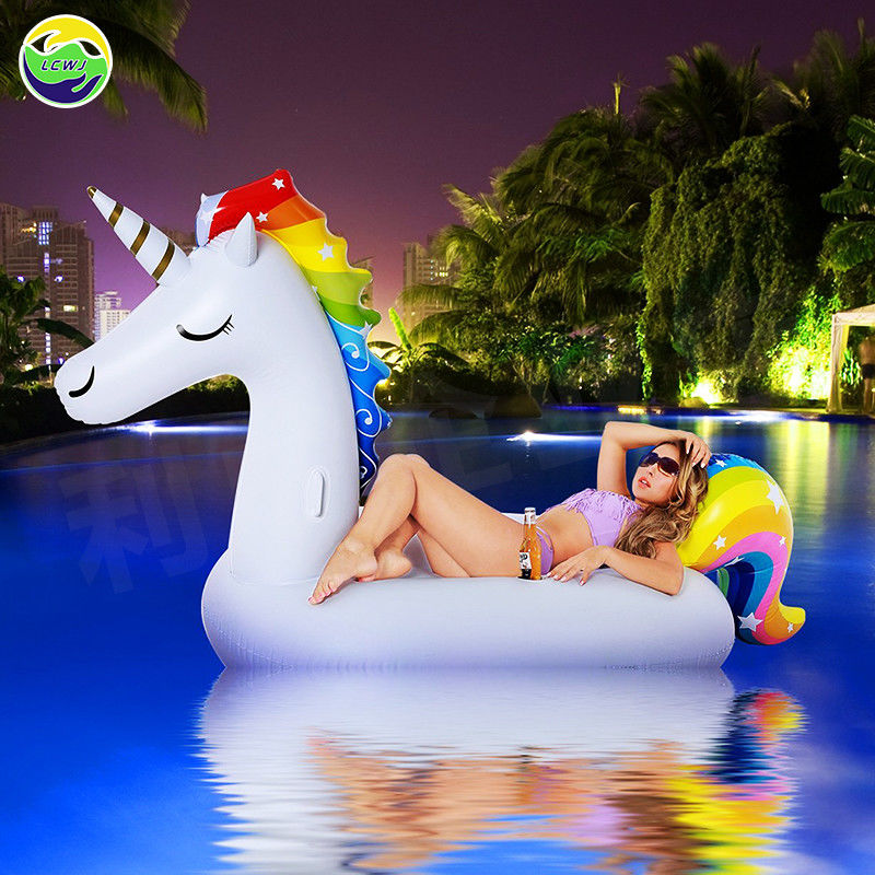 Cina Fabbrica Vendita Diretta Lago Acqua Grandi Caramelle gonfiabile Unicorn Beach galleggiante