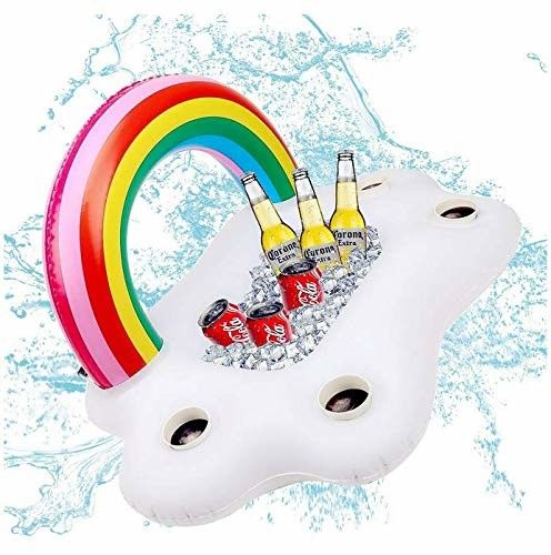 0.54kg Piscina a forma di nuvola Piscine galleggiante Portabevande galleggiante per piscina
