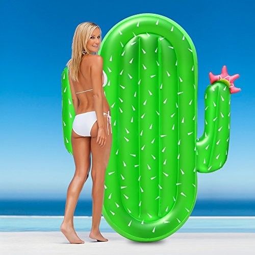 Famiglia divertimento Cactus piscina galleggiante non ftalati PVC festa estiva galleggiante per il lago