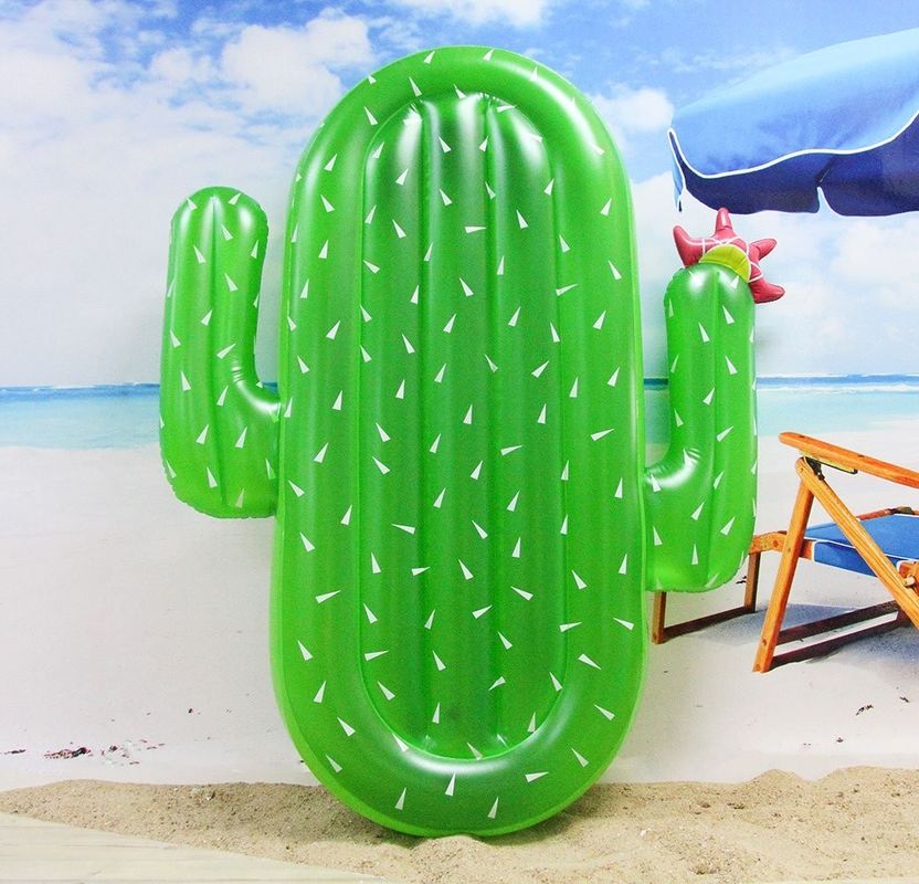 Famiglia divertimento Cactus piscina galleggiante non ftalati PVC festa estiva galleggiante per il lago