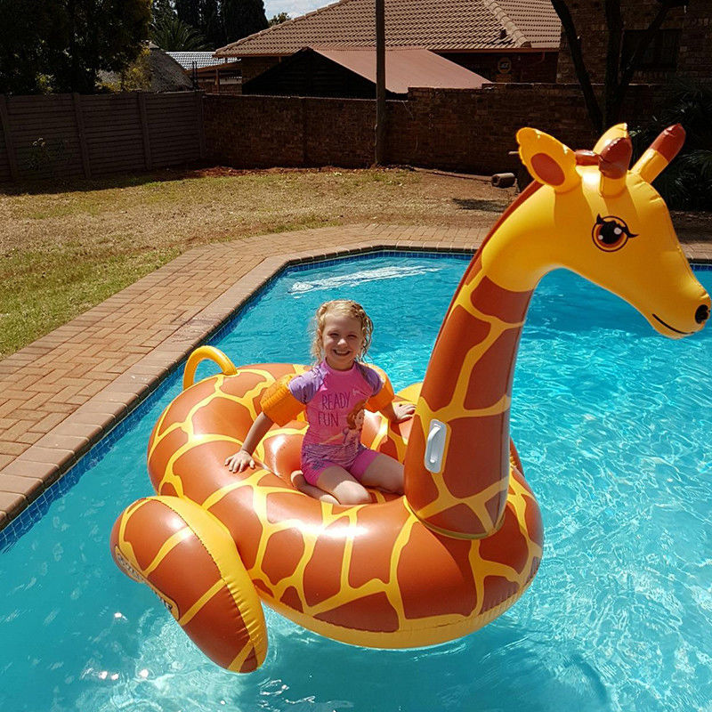 Bagno gonfiabile Giraffa Piscina 0,32 mm Decorazione galleggiante Piscina gonfiabile gigante