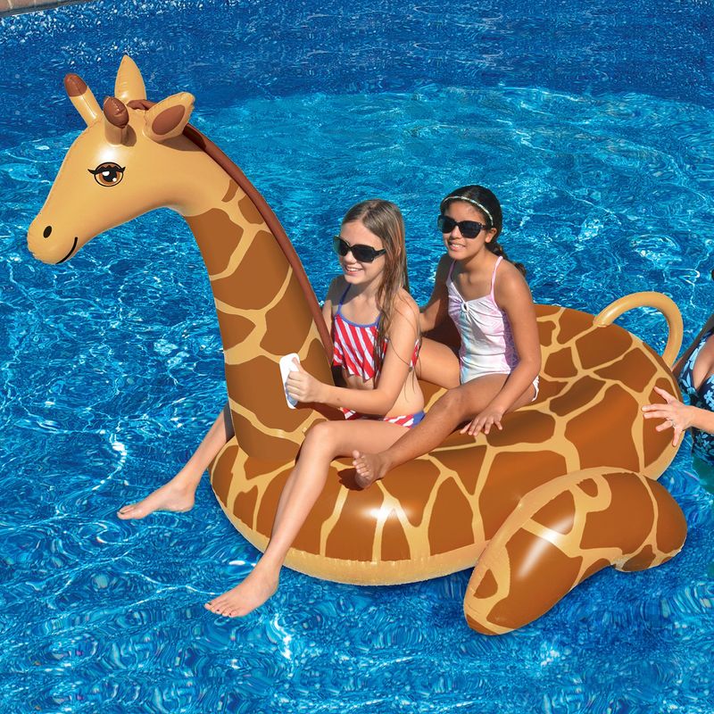 Bagno gonfiabile Giraffa Piscina 0,32 mm Decorazione galleggiante Piscina gonfiabile gigante