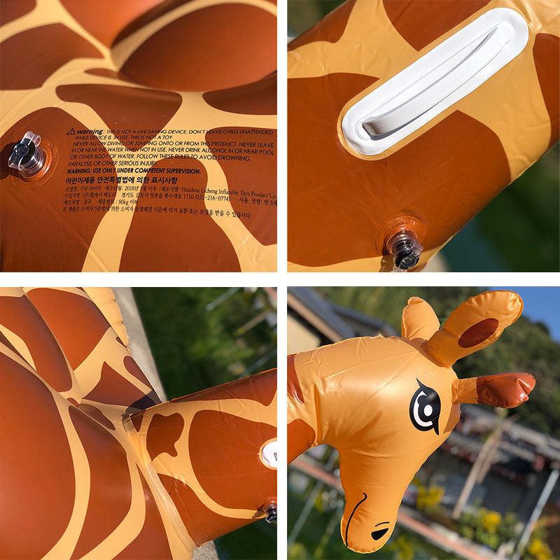 Bagno gonfiabile Giraffa Piscina 0,32 mm Decorazione galleggiante Piscina gonfiabile gigante