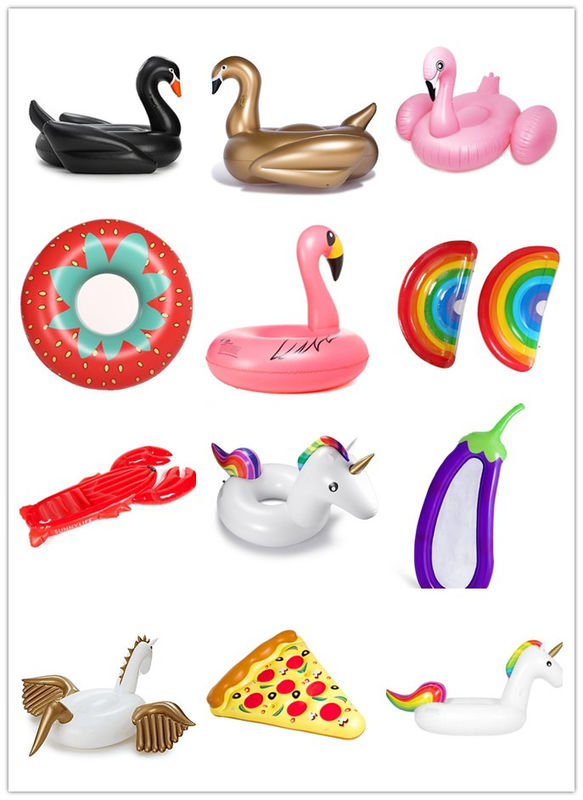 0.3mm Multi Color Large Pool Floats Inflatabile Lollipop Pool Float 220 X 150cm