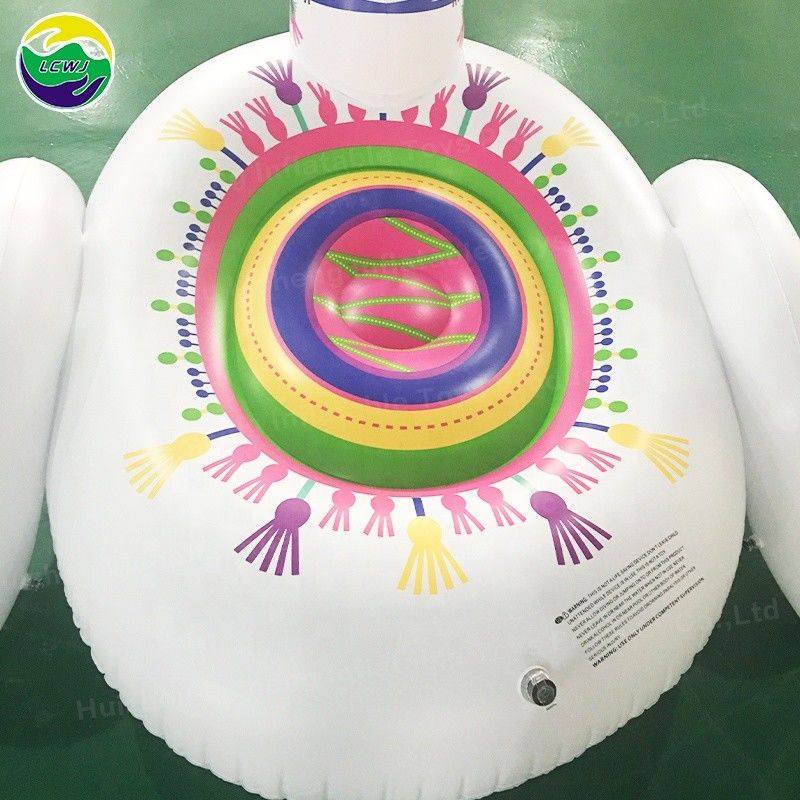 Alpaca adulta realistica piscina gonfiabile galleggiante lama giochi di piscina per festa
