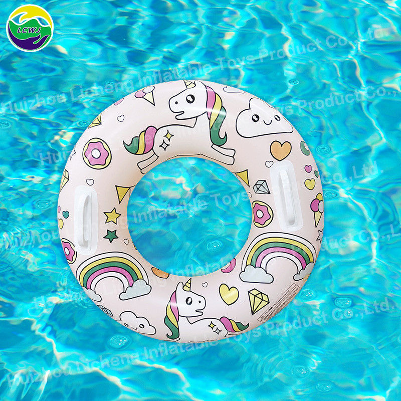 0.22mm anello gonfiabile per nuoto tubo zattera unicorno anello di nuoto personalizzato