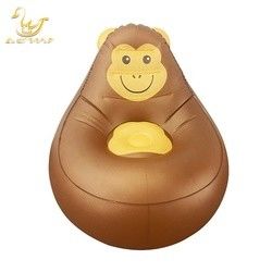 LC Schimpanzé Animal Design Salone gonfiabile pieghevole Sofà a sbalzo Poltrona Divano con luce a controllo remoto