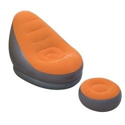 Divano a materasso d'aria in PVC a fiocco Letto 110 cm Divano da spiaggia gonfiabile all'aperto all'interno