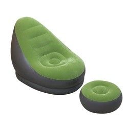 Divano a materasso d'aria in PVC a fiocco Letto 110 cm Divano da spiaggia gonfiabile all'aperto all'interno