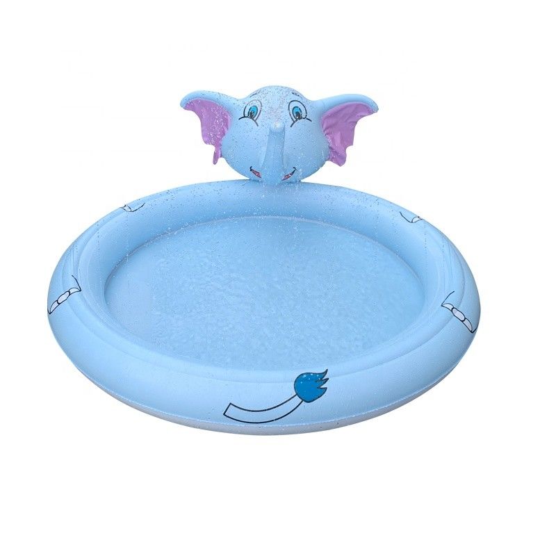 LC Animal Elephant Splash Piscina a pianale gonfiabile Piscina a spruzzo Piscina gonfiabile con spruzzo