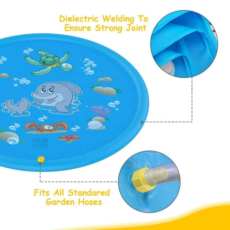 68in Sprinkler gonfiabile giocattolo customizzato sprinkler acqua piscina tappeto per festa all' aperto