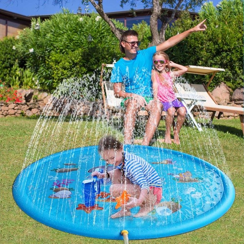 68in Sprinkler gonfiabile giocattolo customizzato sprinkler acqua piscina tappeto per festa all' aperto