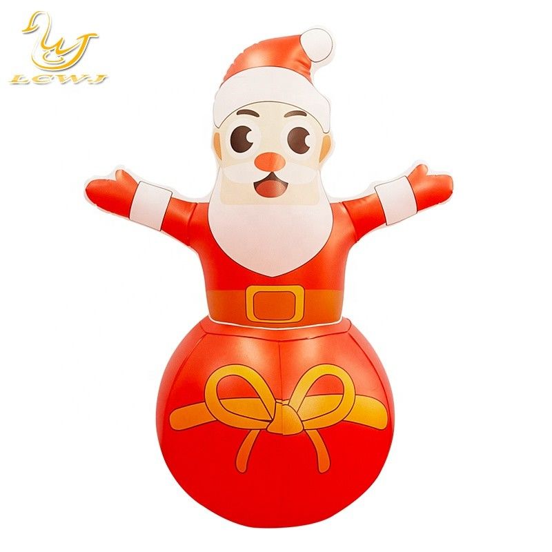 Roly Poly Air Blow Up Babbo Natale Decorazioni gonfiabili con luce a LED