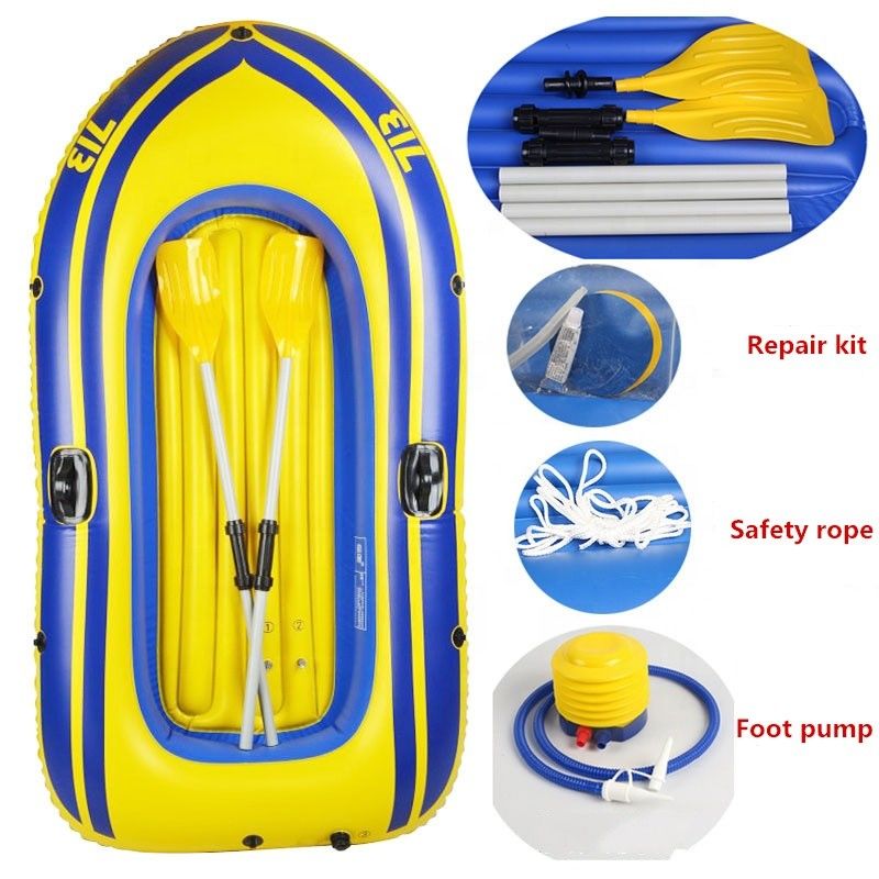 Barca da pesca gonfiabile in PVC da 2 a 4 persone per giochi d'acqua