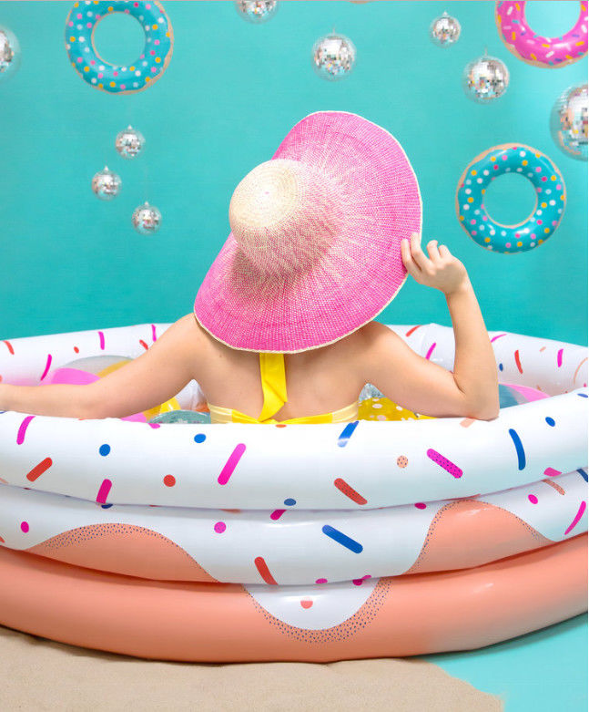 Piscine gonfiabili a base di unicorno per la famiglia