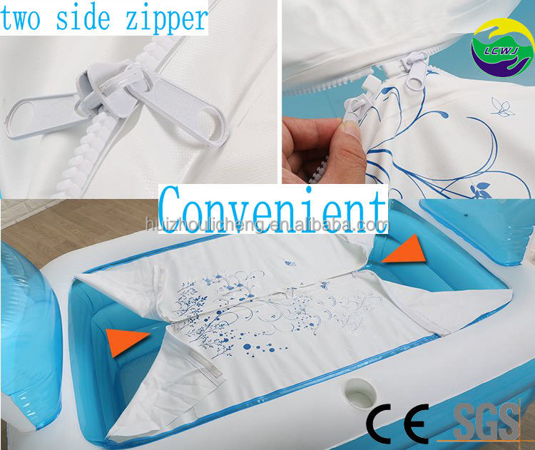 Bagno di plastica per adulti