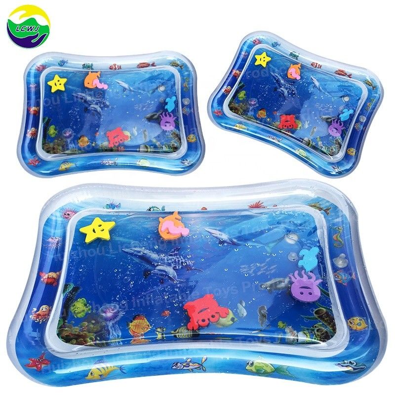 66 X 50 cm Bambino giocattolo idrico Odm 3 a 12 mesi Bambino gomma gonfiabile tempo tappeto d'acqua