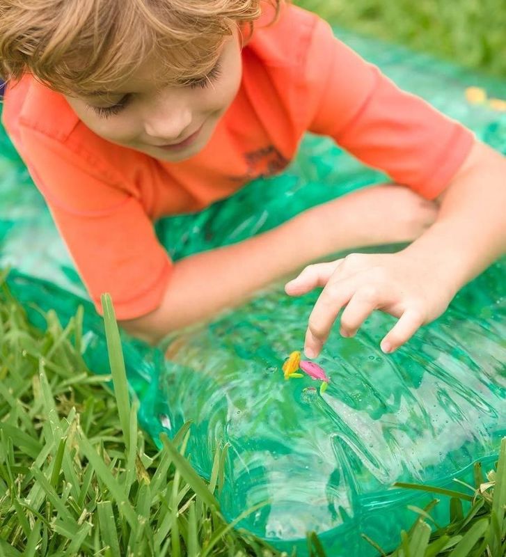 Tempo del ventre 66 x 50 cm Bambino giocattoli da piscina Bambino Unisex Inflatabile Mat da gioco in acqua