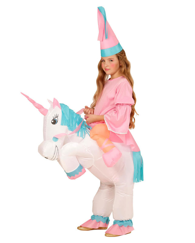 Adulti Bambini Giocattoli gonfiabili di plastica Costumi da unicorno per Natale