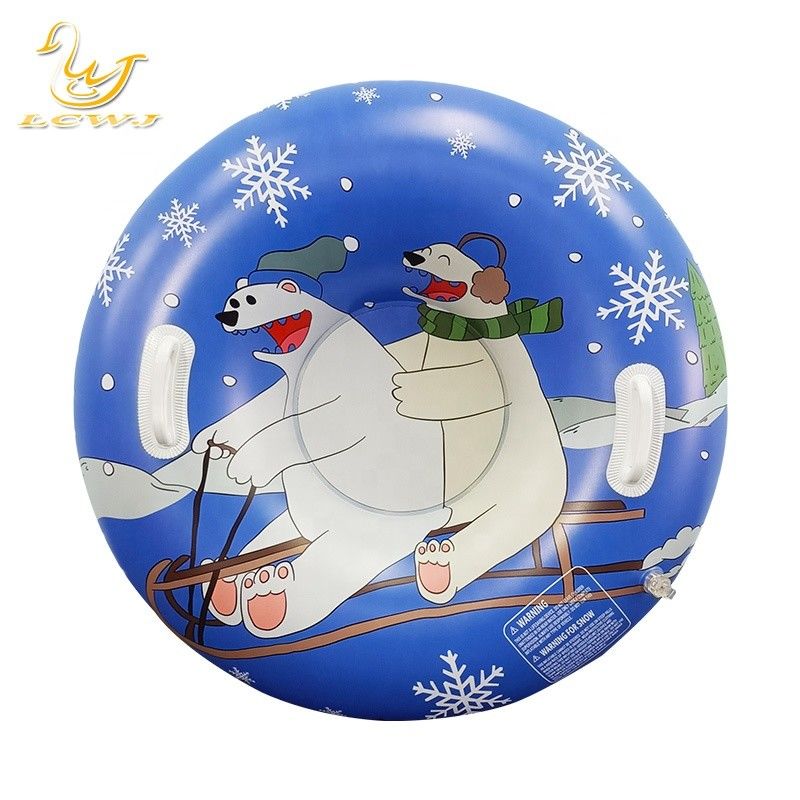 Unicorn Donut Dinosaur Sled Blow Up Sport Heavy Duty Sled Snow Tube