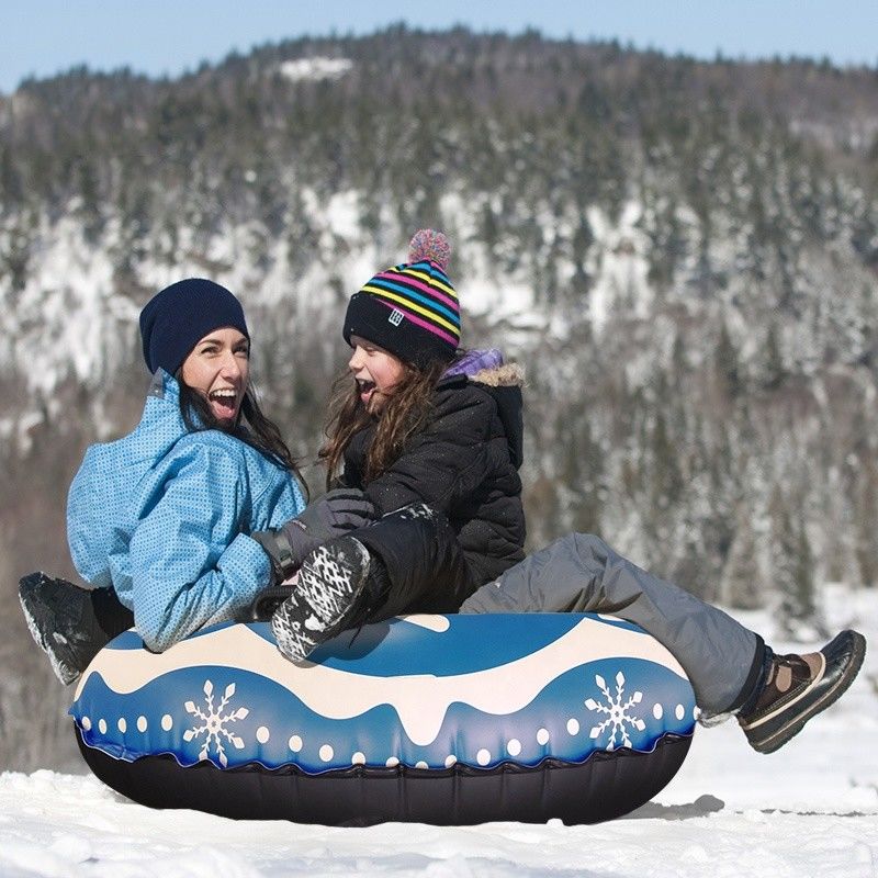 Neve per adulti giocattoli gonfiabili per la neve pneumatici tubo gonfiabile da slitta di neve aria slitta 0,58 mm 0,38 mm