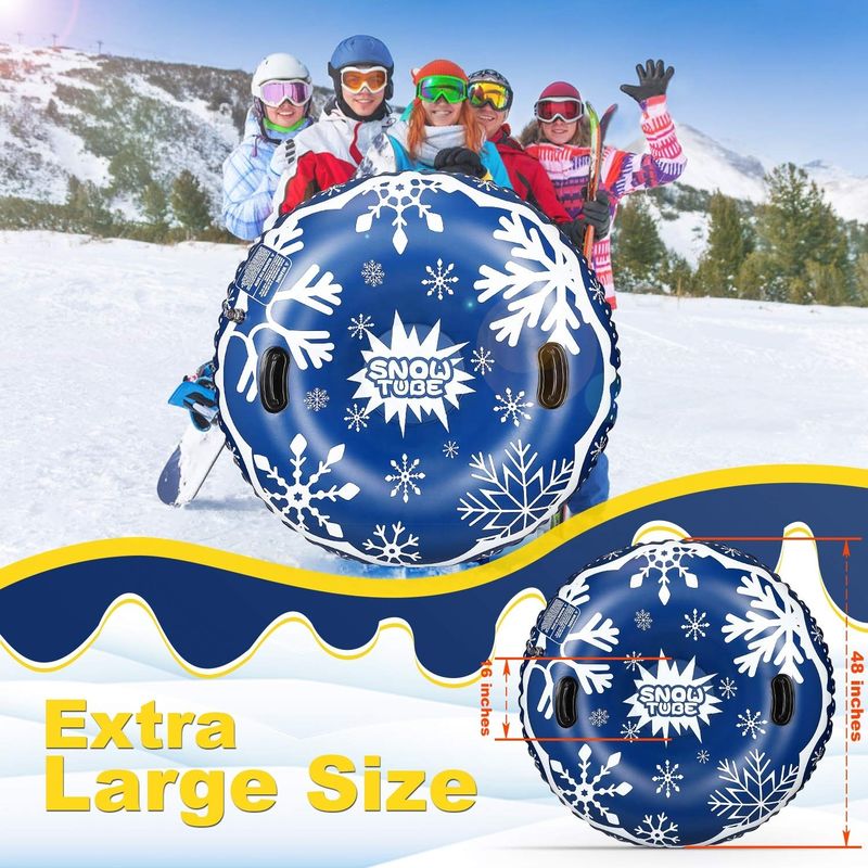 Neve per adulti giocattoli gonfiabili per la neve pneumatici tubo gonfiabile da slitta di neve aria slitta 0,58 mm 0,38 mm