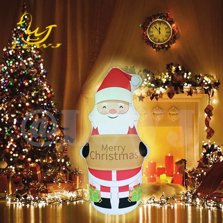 Decorazioni natalizie gonfiabili di Babbo Natale Decorazioni con luci a LED