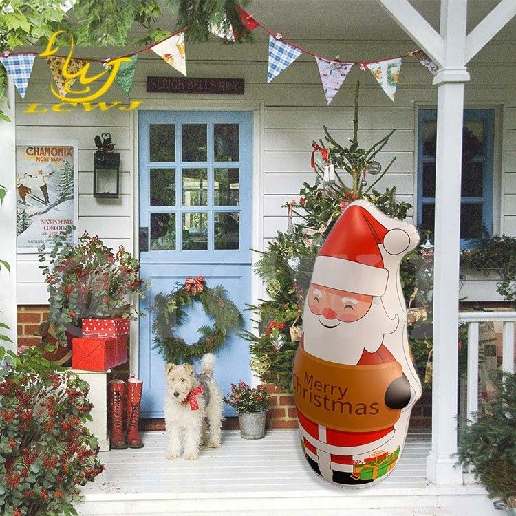 Decorazioni natalizie gonfiabili di Babbo Natale Decorazioni con luci a LED