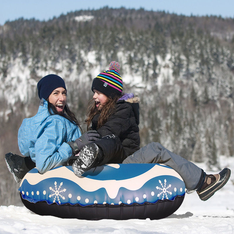 Sledie pesanti per adulti Tubi per la neve Tubi per l'aria per la neve Giocattoli divertenti invernali per bambini