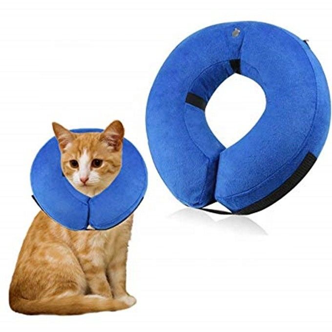 Collare gonfiabile per animali da compagnia a taglia personalizzata Collare di recupero morbido per gatti
