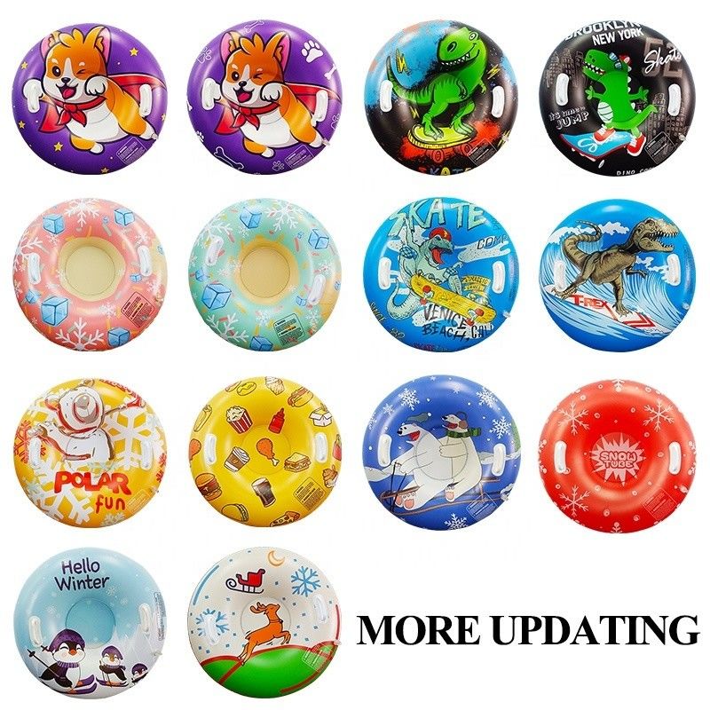 Tubo gonfiabile di neve spessito in PVC con maniglie robuste e colore personalizzato